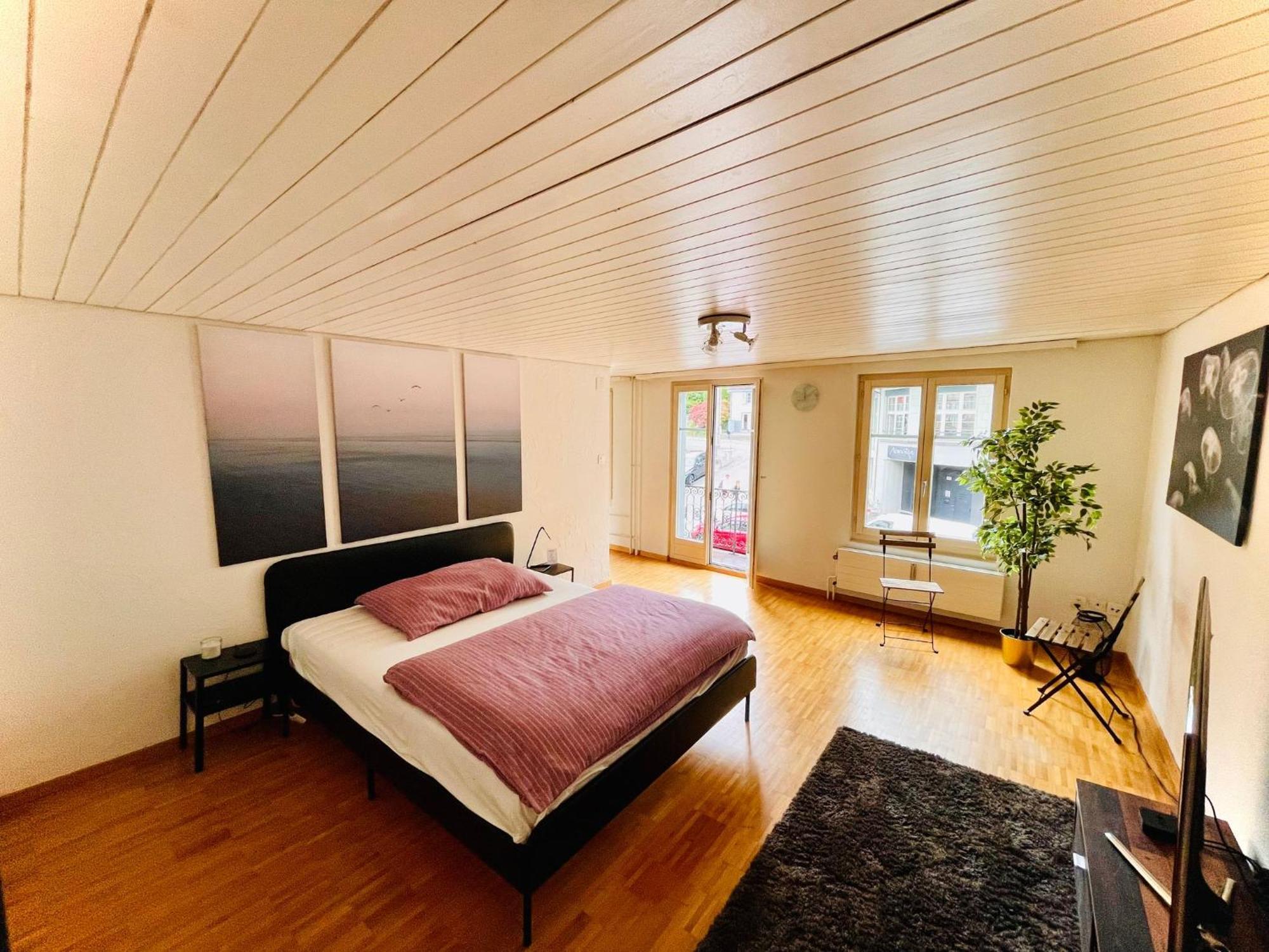 Newly Furnished Beautiful Old Building In The Center With Apple Tv O1 * St. Gallen